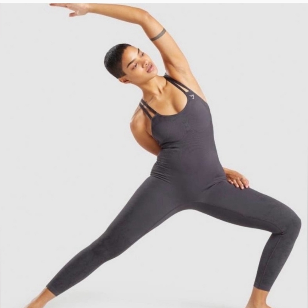 Gymshark Studio All in One Jumpsuit Grey